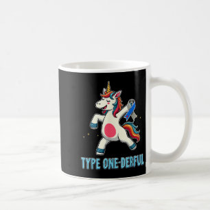 Caneca De Café Diabetes Tipo 1 Bonito Sensibilização T1d Tipo Um