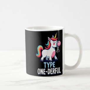Caneca De Café Diabetes Tipo 1 Bonito Sensibilização T1d Tipo Um
