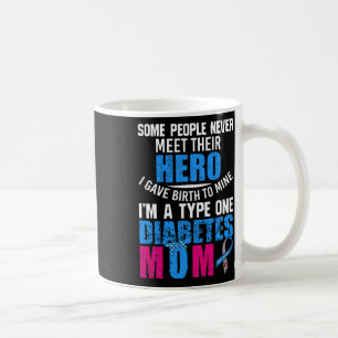 Caneca De Café Diabetes Tipo 1 Mãe Mãe Mãe T1d Sensibilização Dia