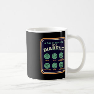 Caneca De Café Diabetes Tipo Um Por Dia Como Diversão Diabética D