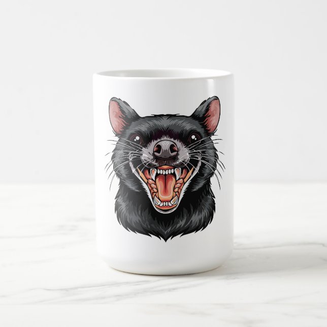 Caneca De Café diabo-da-tasmânia (Centro)