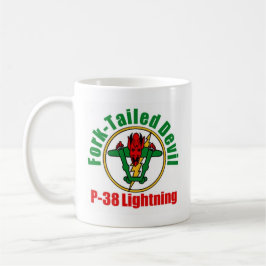 Caneca De Café Diabo P-38 Lightning