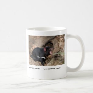 Caneca De Café Diabo tasmaniano