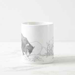 Caneca De Café Diabo tasmaniano