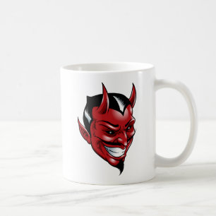 Caneca De Café Diabo vermelho