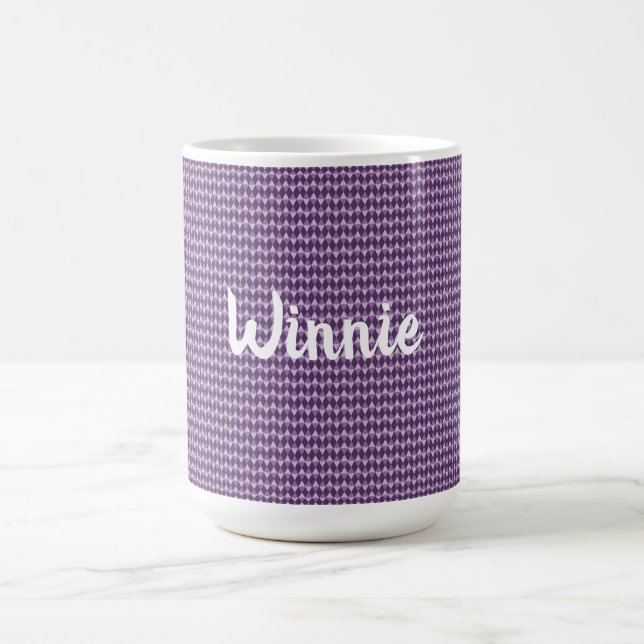 Caneca De Café Diamantes roxos (Centro)