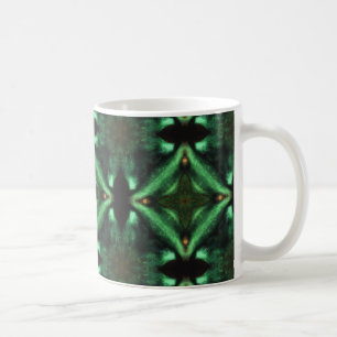 Caneca De Café Diamantes verdes esmeraldos belíssimos cera geom