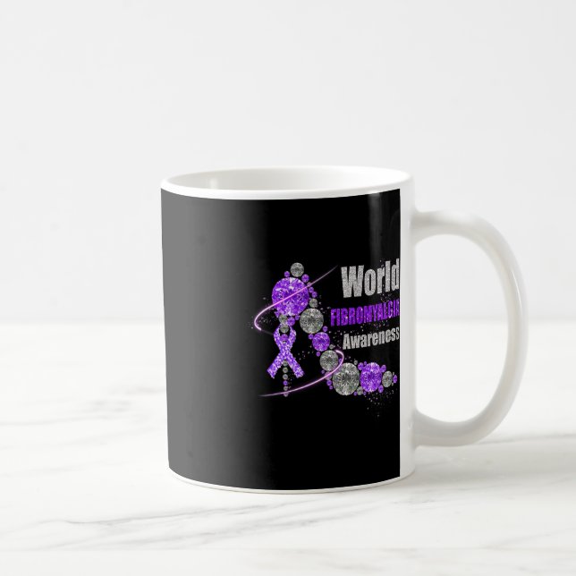 Caneca De Café Diamond Calçados World Fibromialgia Sensibilização (Direita)