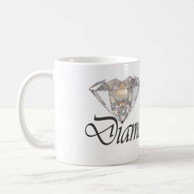 Caneca De Café Diamond Life (Esquerda)