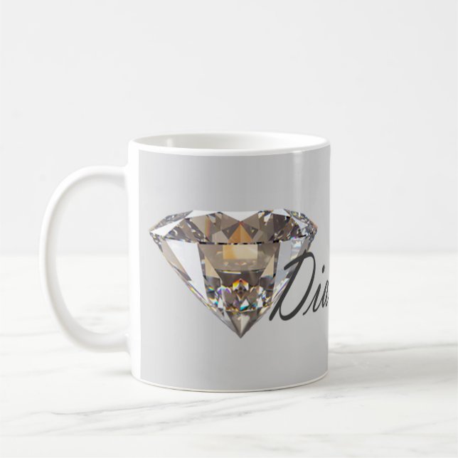 Caneca De Café Diamond Life (Esquerda)