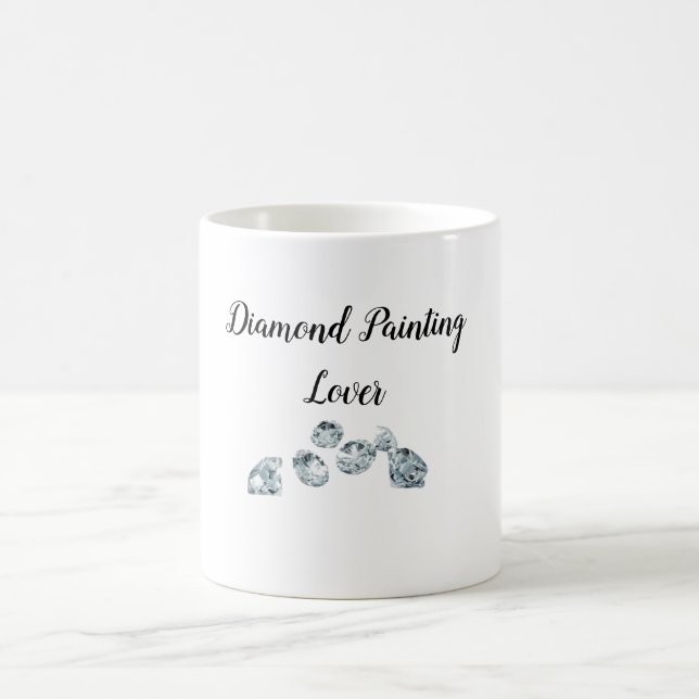 Caneca De Café Diamond Painting Lover (Centro)