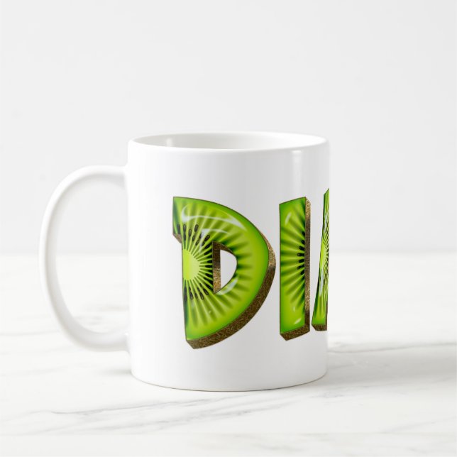Caneca De Café Diane Name Kiwi Style Tasse Teetasse Kaffeetasse (Esquerda)