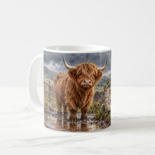 Caneca De Café Dias Chuvosos Vaca do Campo