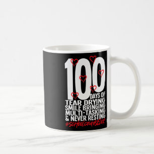 Caneca De Café Dias De Conselheiro Escolar 100º Dia Da Escola