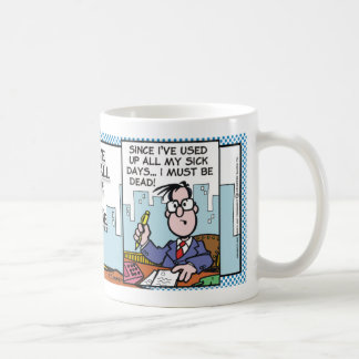 Caneca De Café Dias de Doença do Office