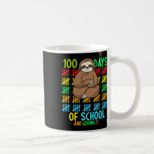 Caneca De Café Dias De Escola E Adorando-A - Professora De Lúteas