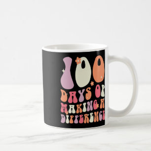 Caneca De Café Dias De Fazer Diferença 100º Dia De Escola