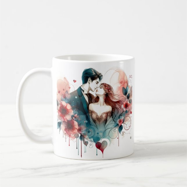 Caneca De Café Dias de os namorados (Esquerda)