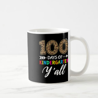 Caneca De Café Dias Do Jardim De Infância: Professor Aluno Leopar