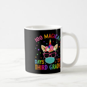 Caneca De Café Dias Mágicos De Máscara De Unicórnio Do Terceiro G