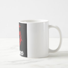 Caneca De Café Dias Mortos Coração Tribal