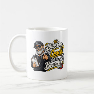 Caneca De Café Dibes Engraçados no Treinador com Barba na Esporti