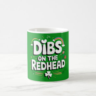 Caneca De Café Dibs Na Ruiva Dia Divertido de São Patrício