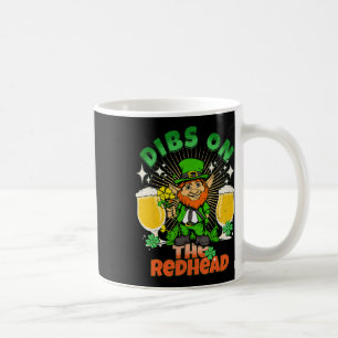 Caneca De Café Dibs Na Ruiva Dia Divertido de São Patrício Irland