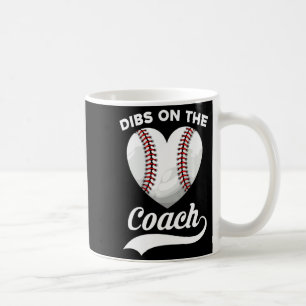 Caneca De Café Dibs no técnico de beisebol camisa do treinador de