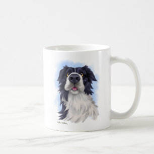 Caneca De Café Dibujos animados divertidos de Border Collie