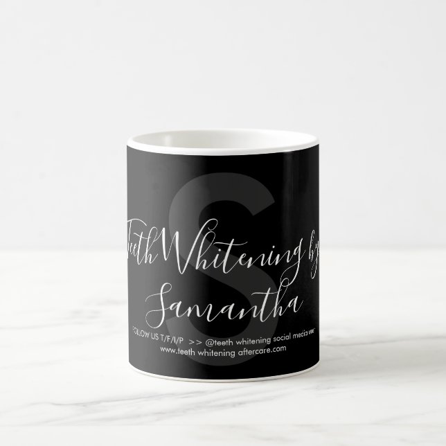 Caneca De Café Dicas de Branqueamento Dentário (Centro)