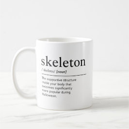 Caneca De Café Dicionário de Halloween | Presente de Humor da Tem
