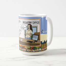 Caneca De Café Die A Rhea | Literal Wordplay Humor Classic