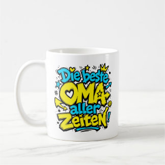 Caneca De Café die beste oma aller zeiten graffiti 1