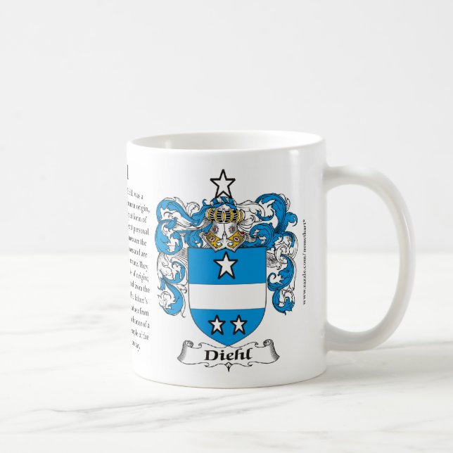Caneca De Café Diehl, a origem, o significado e a crista (Direita)