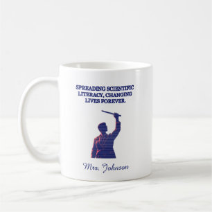 Caneca De Café Difundindo Literacia Científica Mudando Vidas