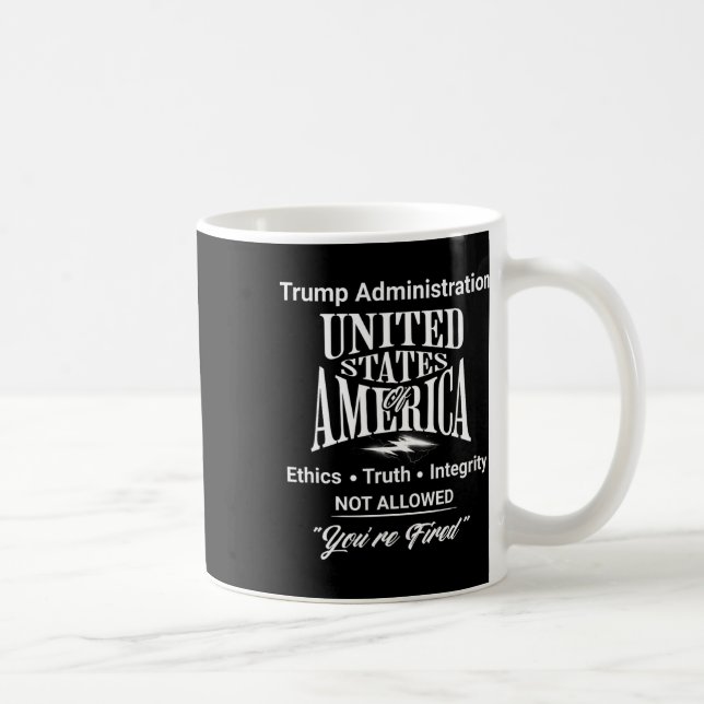 Caneca De Café Diga à verdade que você é demitido Administração d (Direita)