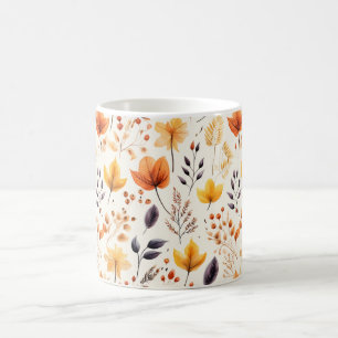 Caneca De Café Diga com folhas de outono 2 -