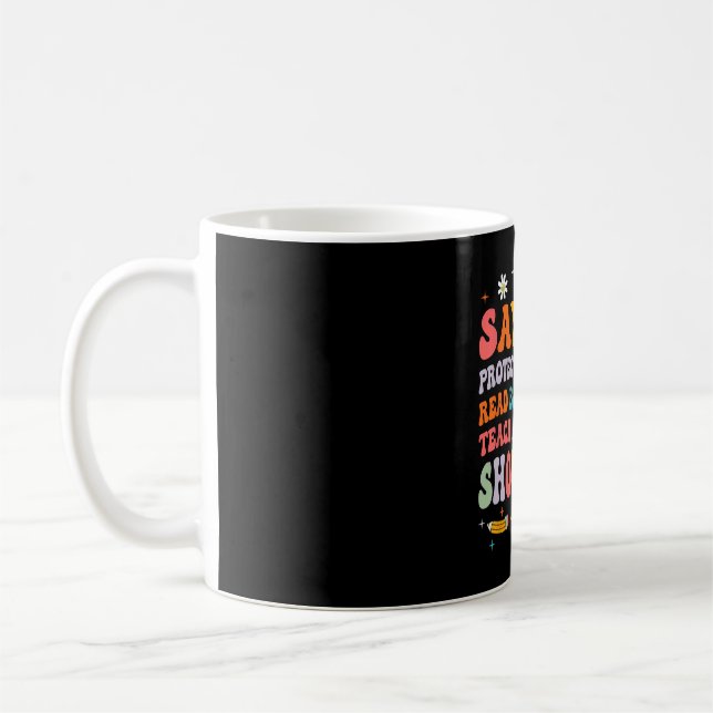 Caneca De Café Diga "Gay Protect Trans Kids Lgbt Pride" (Esquerda)