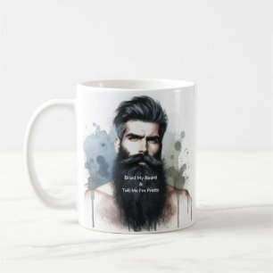 Caneca De Café Diga-me que sou Bonito Beard Coffee Mug