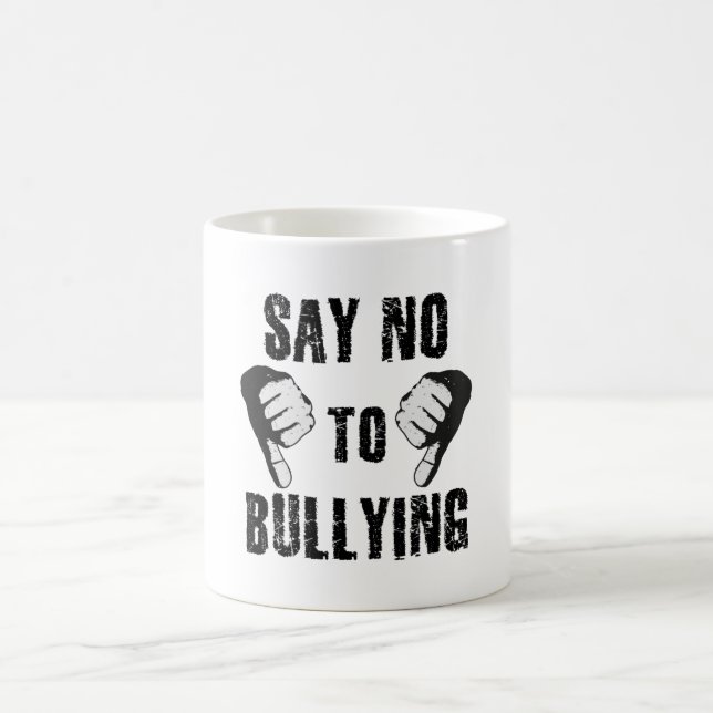 Caneca De Café Diga Não ao Bullying (Centro)