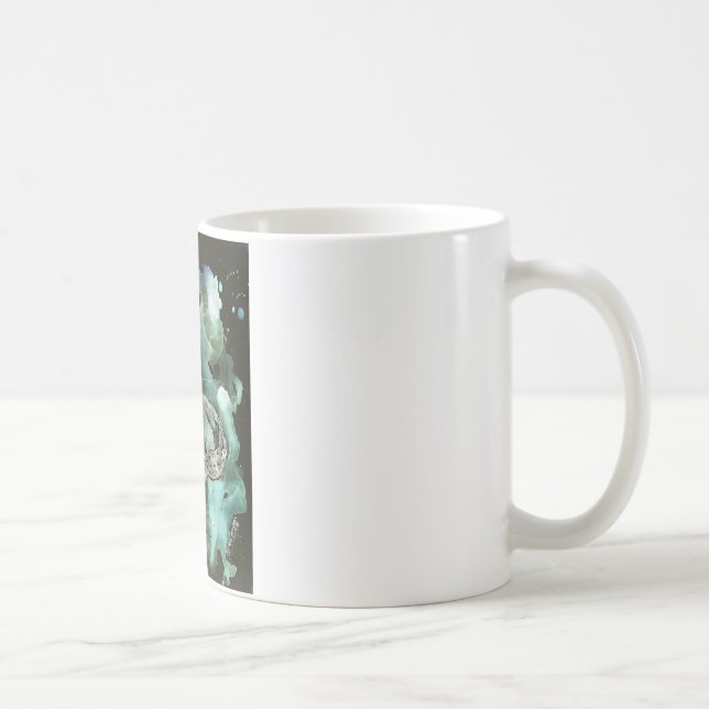 caneca de café digital da pintura da borboleta de (Direita)