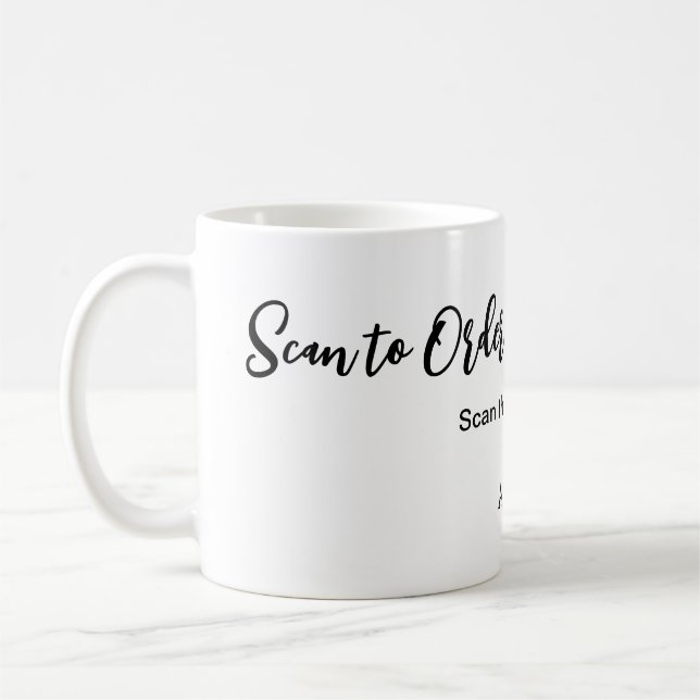 Caneca De Café Digitalizar para fazer a varredura do código QR ad (Esquerda)