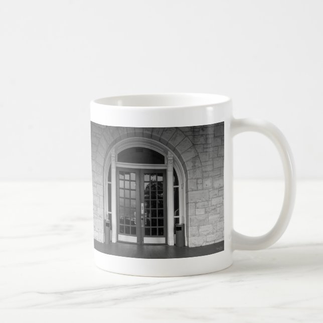 Caneca De Café Digite Se Você Ousar Mug De Café Em Escala De Cinz (Direita)