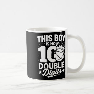 Caneca De Café Dígitos Duplos Sketll Aniversariante 10 Anos Celeb