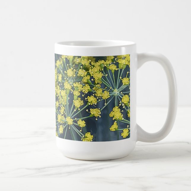 Caneca De Café Dill de Aquarela (Direita)