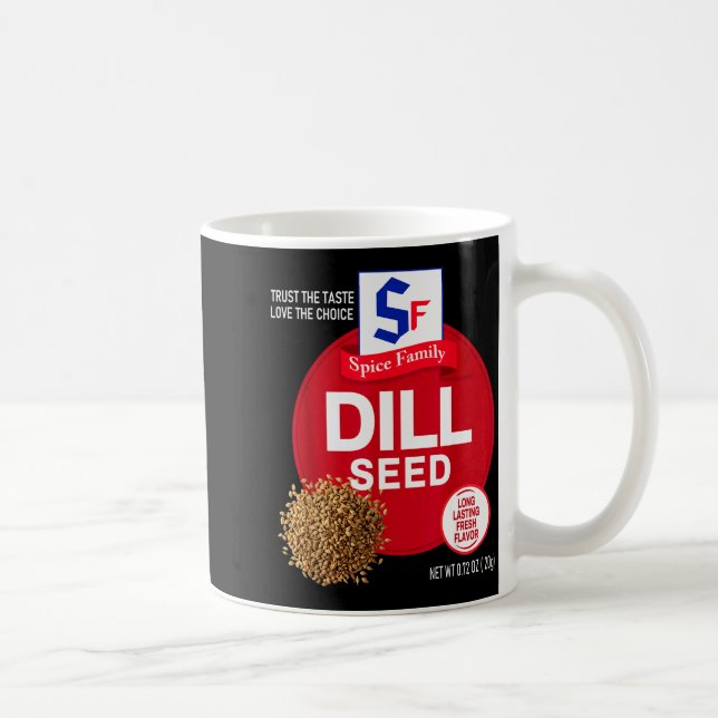 Caneca De Café Dill Seed Halloween Sce Costume Group Matching  (Direita)