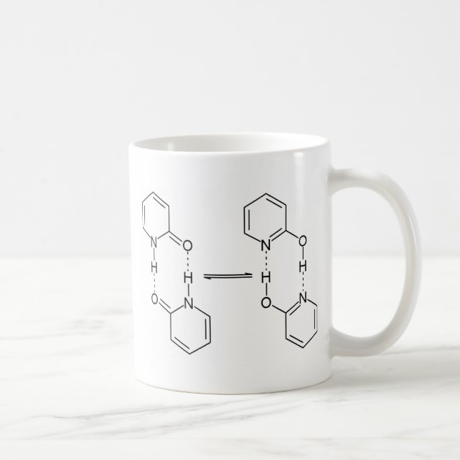 Caneca De Café dímero do produto químico 2-Pyridone (Direita)