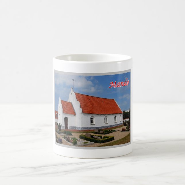 Caneca De Café Dinamarca - Mandø - Kirke - (Centro)