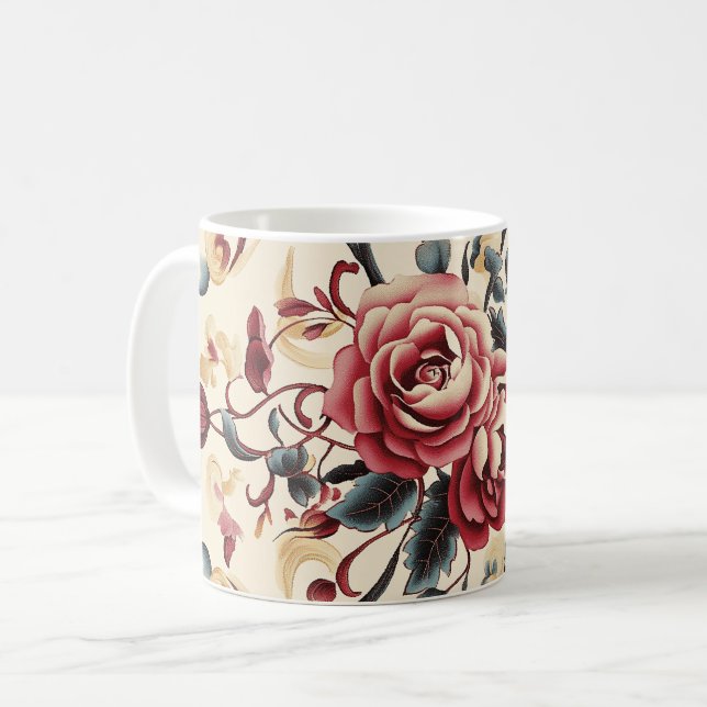 Caneca De Café Dinastia Rosa Silken (Frente Esquerda)